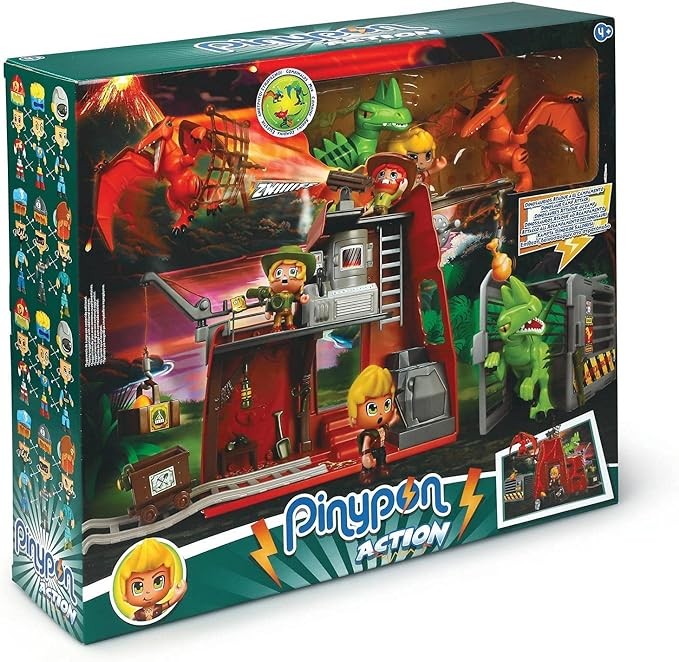 Pinypon Action Wild Dinos Attack the Hunter