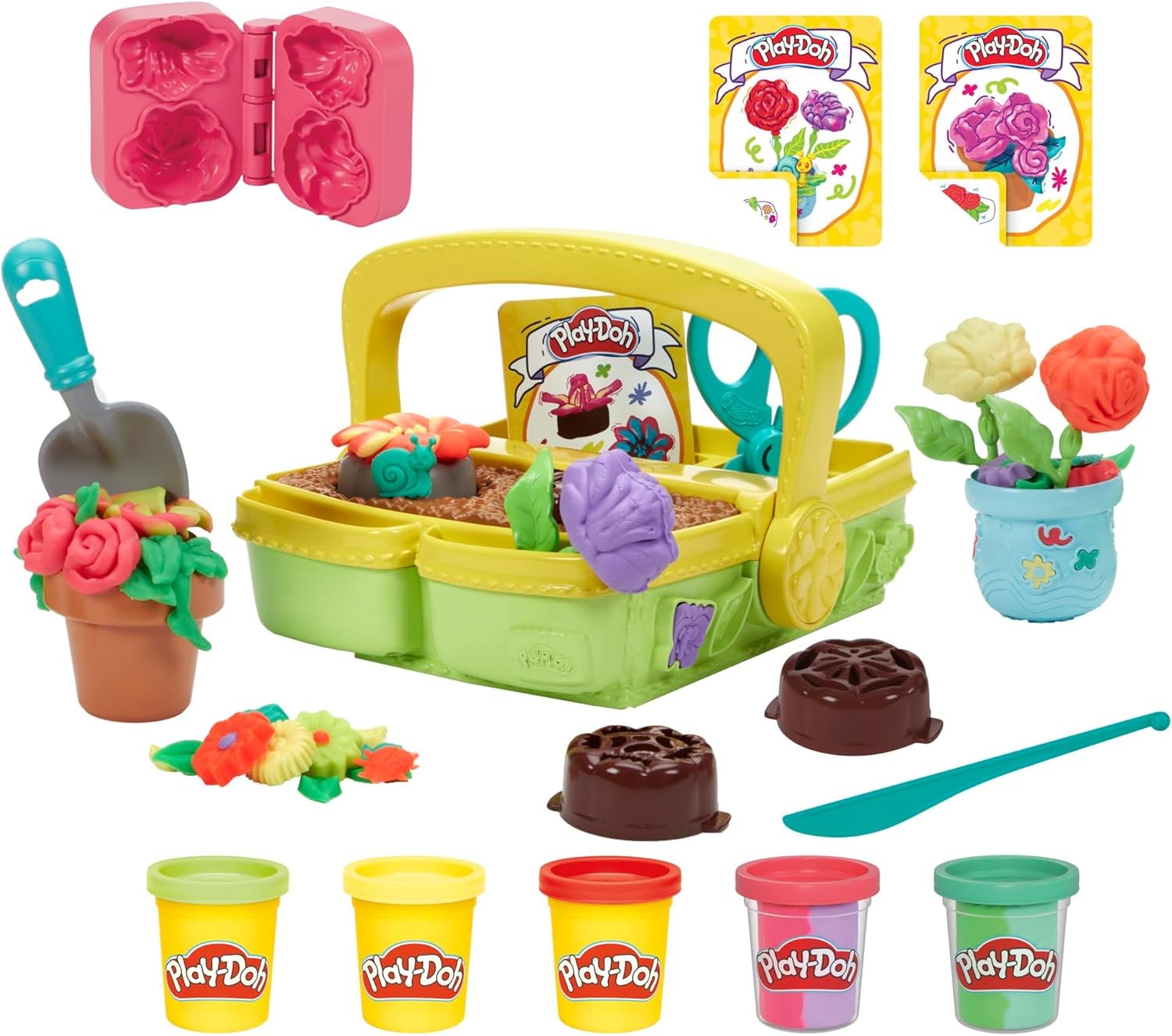 Play-Doh Hasbro Jardín, Juguetes de Jardinería para Niños y Niñas de 3 Años o Más