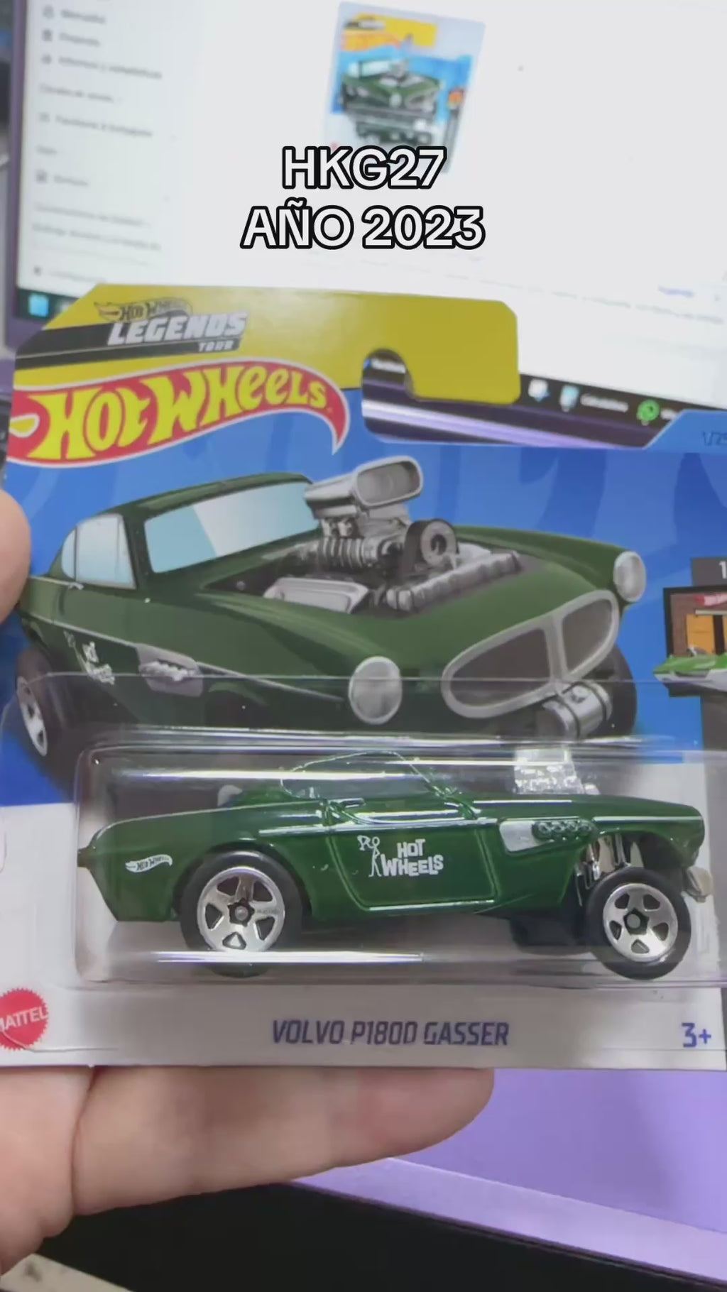 Hot Wheels Volvo P1800 Gasser – HKG27 – HW Dream Garage