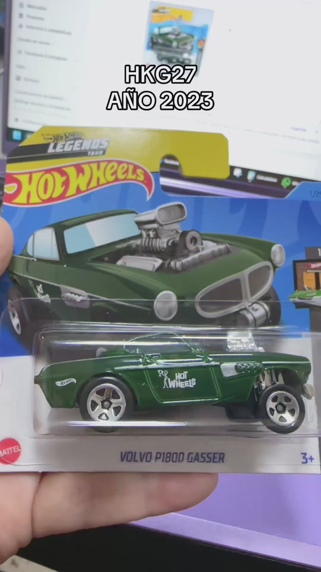 Hot Wheels Volvo P1800 Gasser – HKG27 – HW Dream Garage