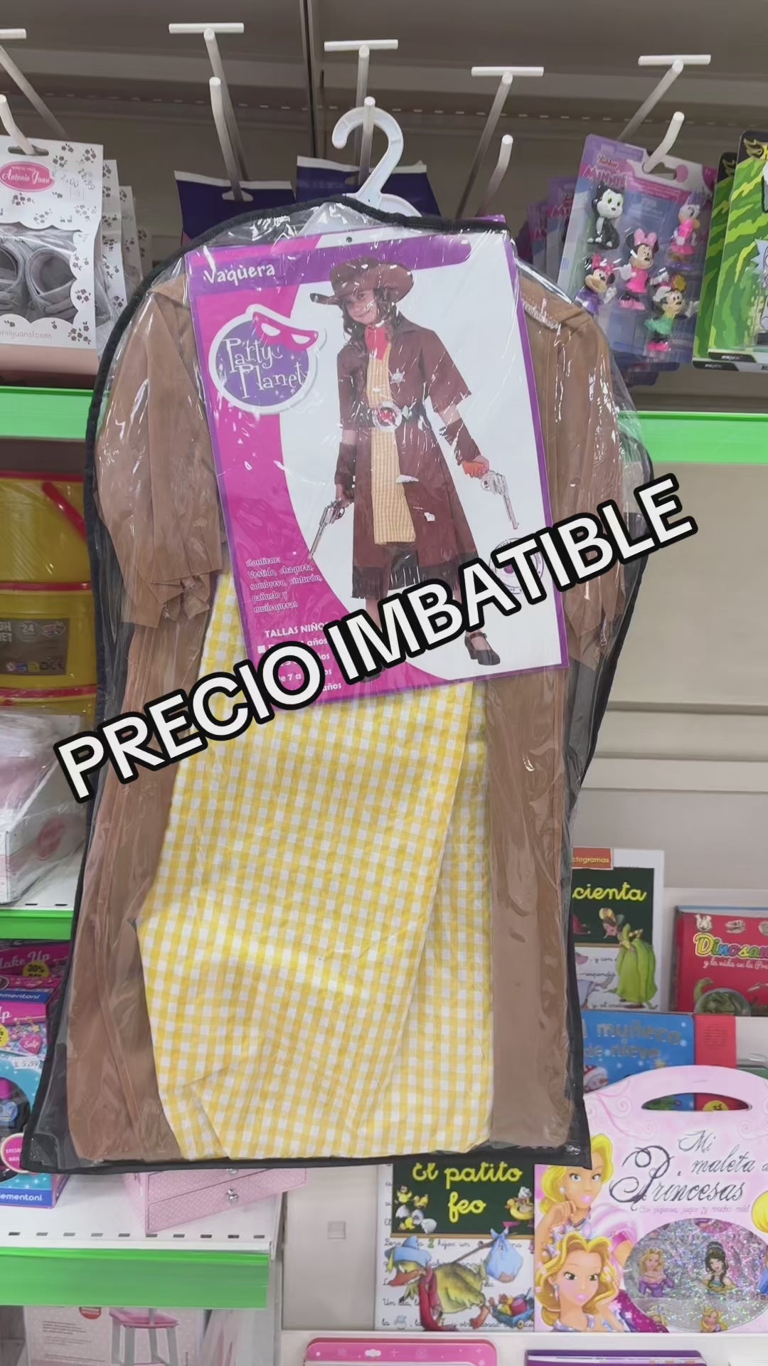 GIRL'S COWGIRL COSTUME 7-9 YEARS