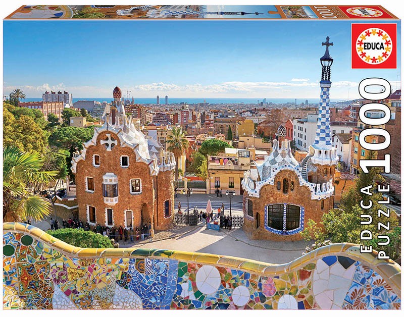 PUZZLE 1000 PIEZAS VISTA DE BARCELONA DESDE EL PARQUE GÜELL