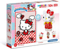 104-Piece Hello Kitty 3D Model Puzzle