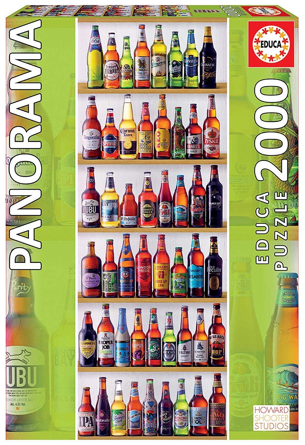 PUZZLE 2000 PIEZAS CERVEZAS DEL MUNDO PANORAMA
