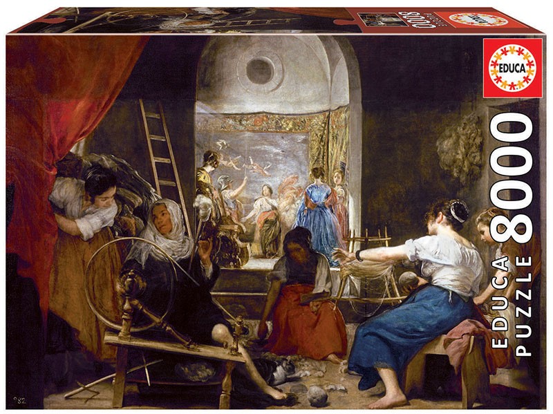 PUZZLE 8000 Las hilanderas or The Fable of Arachne, Diego Velázquez