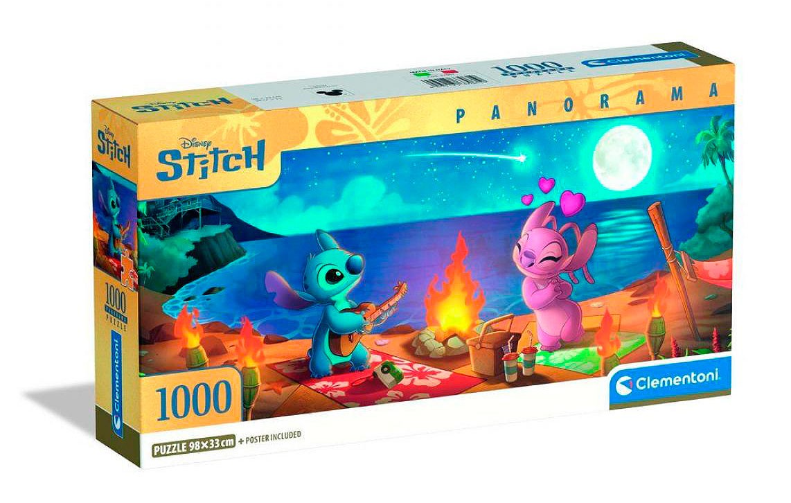 Puzzle Clementoni Panorama Disney Stitch 1000 Pzs