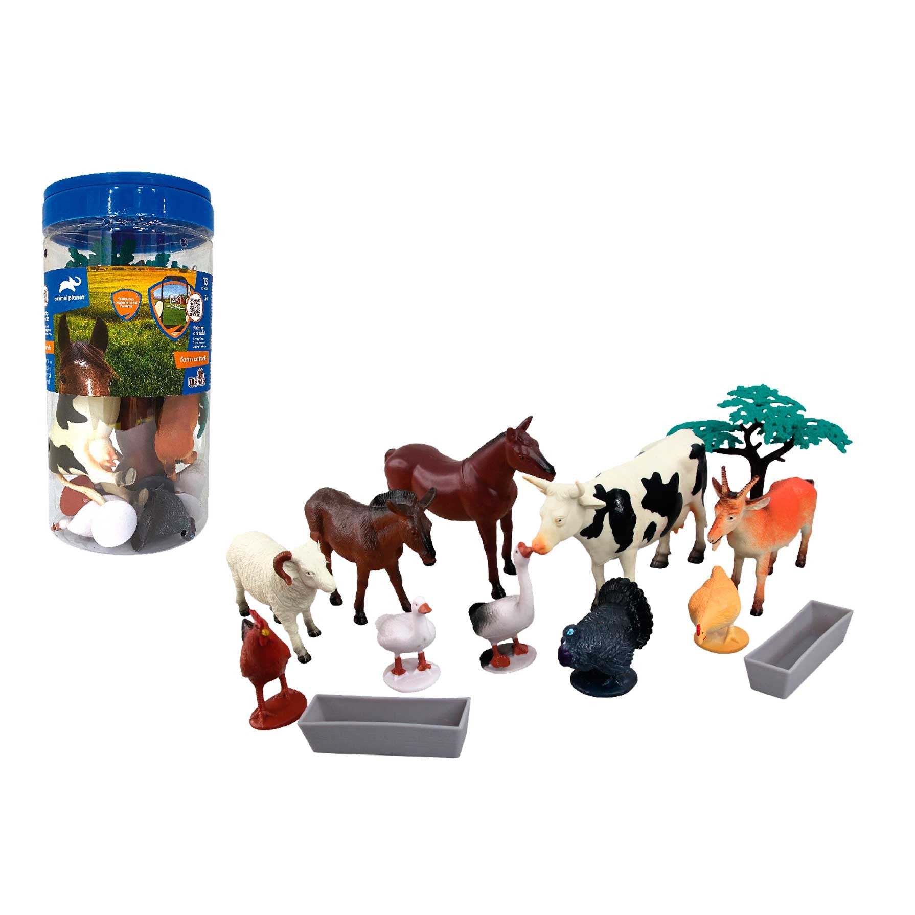 Set Animales de Granja Discovery 13 Piezas