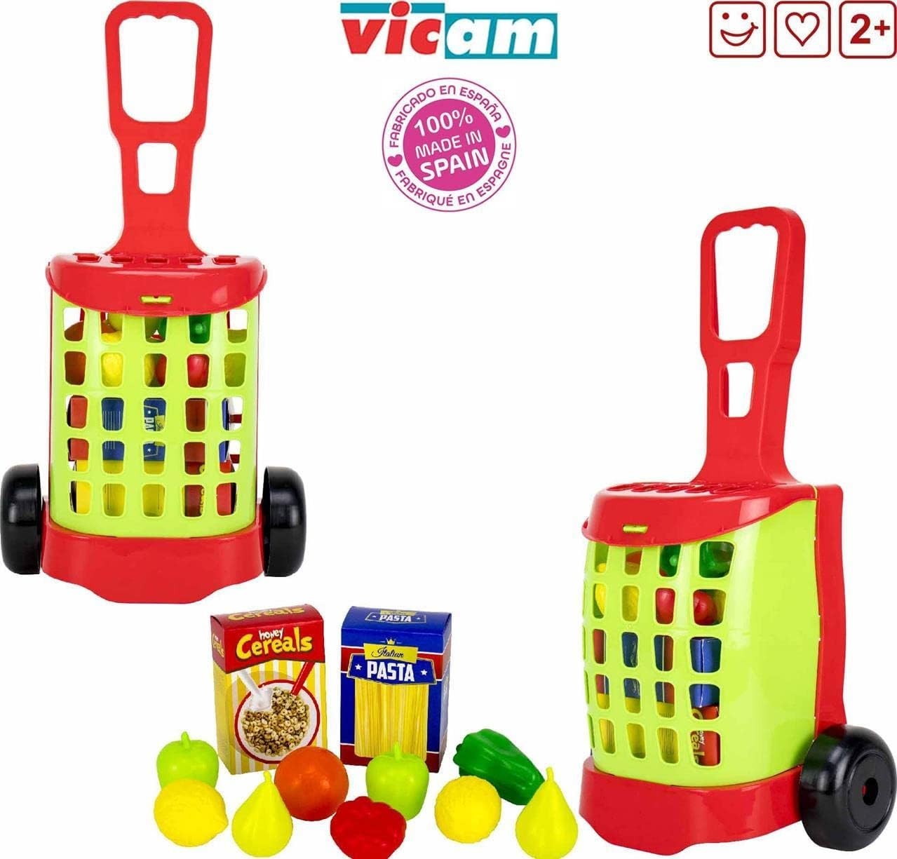 Set de CARRITO Y ALIMENTOS SURTIDO