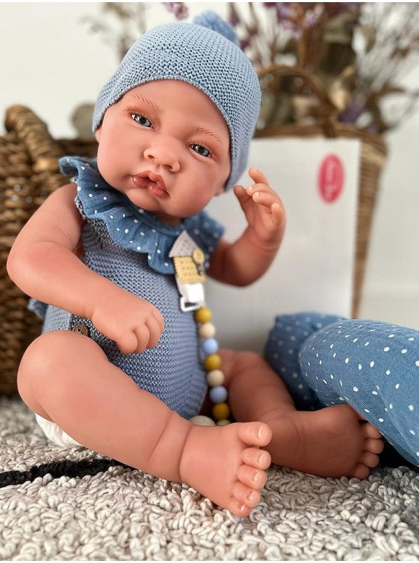 Sweet Reborn Nacido parejita con cuerpo de vinilo 42 cm