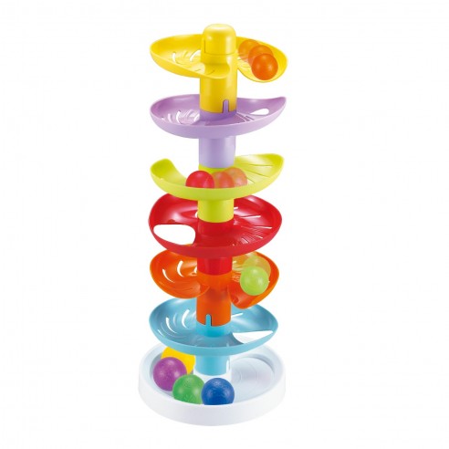6-level colorful ball slide