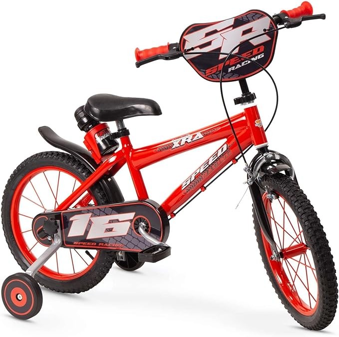 TOIMSA Bicicleta Roja 16 Pulgadas Speed Racing