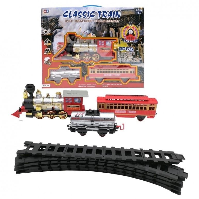 Tren Clásico Electrónico Con Luz, Humo Y Sonido 780t00681 Tachan