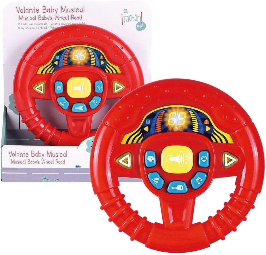 Volante Baby Rojo con Luces Y Sonidos.